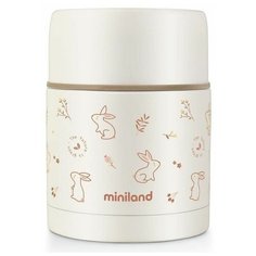 Термос для еды Miniland Natur Chip, 0.6 л белый