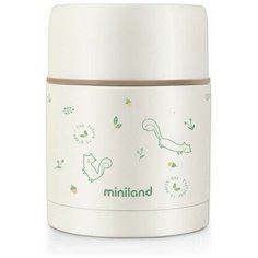 Термос для еды Miniland Natur Chip, 0.6 л белый