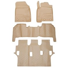 Коврики в салон LEXUS LX570, 2012-> 7 мест, 4 шт. (полиуретан, бежевые) Element