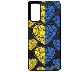 Чехол на смартфон Samsung Galaxy S20FE, "Флаг Украины с сердцем" Любовь Страна Utaupia