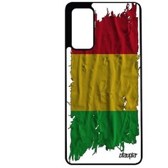 Чехол на смартфон Galaxy S20FE, "Флаг Мали на ткани" Патриот Государственный Utaupia