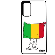 Чехол на смартфон Samsung Galaxy S20FE, "Флаг Мали с руками" Туризм Страна Utaupia