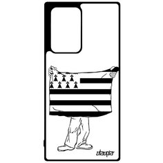 Чехол на смартфон Samsung Galaxy Note 20 Ultra, "Флаг Бретани с руками" Государственный Utaupia