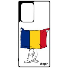 Чехол на смартфон Samsung Galaxy Note 20 Ultra, "Флаг Румынии с руками" Патриот Utaupia