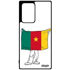 Чехол на смартфон Galaxy Note 20 Ultra, "Флаг Камеруна с руками" Патриот Путешествие Utaupia