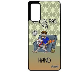 Чехол на смартфон Samsung Galaxy S20FE, "Не могу - смотрю гандбол!" Комикс Карикатура Utaupia