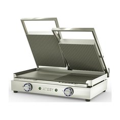 Пресс-гриль ATESY Маэстро ГК-2/3.1К серебристый