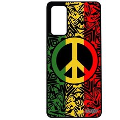 Чехол на смартфон Samsung Galaxy S20FE, "Peace and Love" Пацифизм Рисунок Utaupia