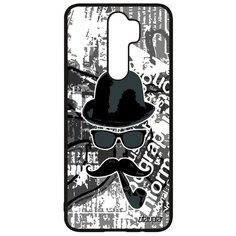 Чехол на смартфон Xiaomi Redmi Note 8 Pro, "Мистер усы" Имидж Чаплин Utaupia