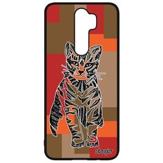 Чехол на смартфон Redmi Note 8 Pro, "Кот" Пушистый Cat Utaupia