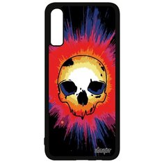 Чехол на смартфон Samsung Galaxy A70, "Череп" Мертвец Death Utaupia