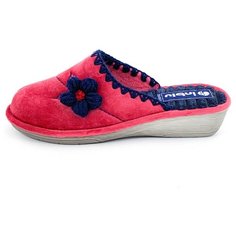 Домашние женские тапочки INBLU DC-4B цвета фуксия (Размер 39 / 24см)