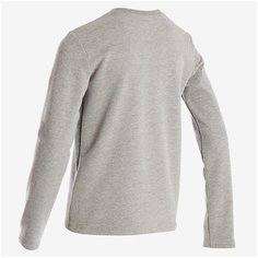 Футболка с длинными рукавами (лонгслив) детская 100 серая DOMYOS Х Декатлон 113-122 CM 5-6 Decathlon