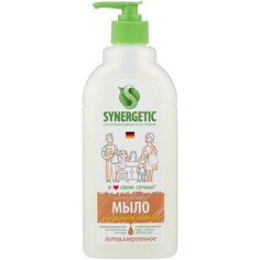 Мыло жидкое Synergetic биоразлагаемое Миндальное молочко, 500 мл