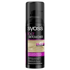 Спрей Syoss Root Retoucher тонирующий для закрашивания отросших корней волос и седины, оттенок Русый, 120 мл