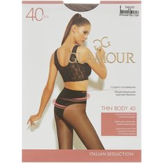 Колготки Glamour Thin Body, 40 den, размер 2-S(1/2-S), daino (бежевый)