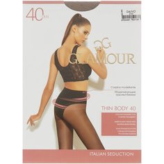 Колготки Glamour Thin Body, 40 den, размер 3-M, daino (бежевый)