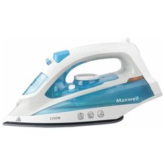 Утюг Maxwell MW-3055 B белый/голубой