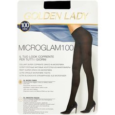 Колготки Golden Lady Microglam, 100 den, размер 4-L, nero (черный)