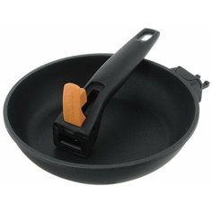 Сковорода Tescoma SmartCLICK 605020, 20 см, съемная ручка, черный