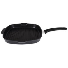 Сковорода-гриль Kukmara Традиция сгк280а, 28x28 см, черный