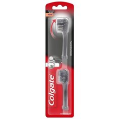 Набор насадок Colgate CN07695A для электрической щетки, черный, 2 шт.