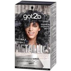 Schwarzkopf got2b Metallics Тонирующая краска для волос, M73 дымчатая сталь