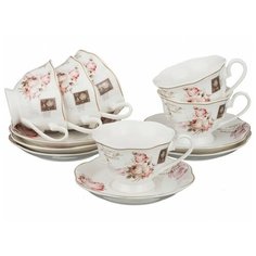 Чайный сервиз Lefard Мэрибель 87-089, 6 персон, 12 предм., белый