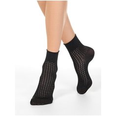 Носки Conte Elegant Ajour 19С-186СП 180, размер 25, черный
