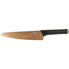 Шеф-нож Rondell Gladius, лезвие 20 см, черный / коричневый