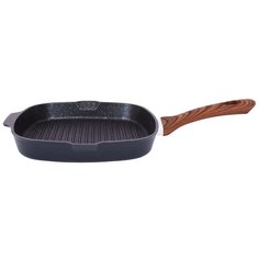 Сковорода-гриль Kukmara Granit Ultra 280а, 28x28 см, blue