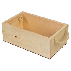 Mr. Carving Заготовка для декорирования Поднос с веревочными ручками ВД-484 бежевый