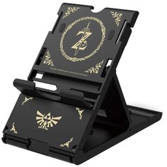 HORI Подставка PlayStand Zelda Edition для консоли Nintendo Switch (NSW-085U) черный/золотистый