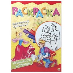 Рыжий кот Раскраски А4. Принцессы и принцы