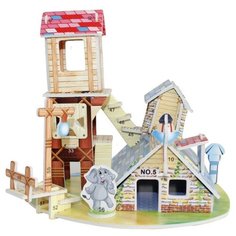 3D-пазл Zilipoo 3D Домик животных (689-T), 31 дет.