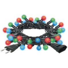 Гирлянда Vegas Нить Шарики 500 см, 30 ламп, разноцветный