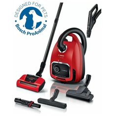 Пылесос Bosch BGL6PET1, красный