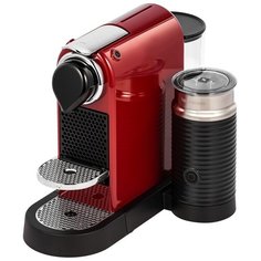 Кофемашина Nespresso C123 CitizMilk, красный