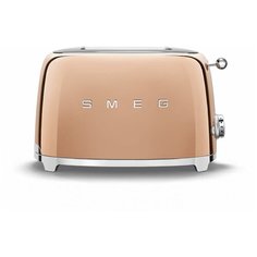 Тостер smeg TSF01RGEU, розовое золото