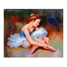 Рыжий кот картина по номерам "Милая балерина" 22х30 см (HS309)