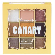 DoDo Girl Палетка теней Chromatic 9 цветов 03 Canary