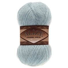 Пряжа Alize Angora Gold Simli, 20 % шерсть, 75 % акрил, 100 г, 500 м, 114 мята