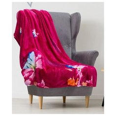 Плед Этель Лилии 180 х 200 см (1652626), розовый