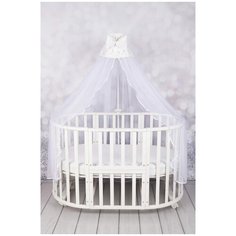 Балдахин для детской кроватки Amarobaby Honey 150*300 см (белый)