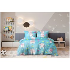 Комплект детского постельного белья НОЧЬ НЕЖНА "Котята", Размер: 1,5 спальный, 50х70, Поплин (100 % хлопок)