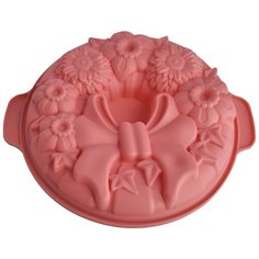 93-SI-FO-104 Ф-ма д/выпечки "Праздничная" 31x27x4 см Silicone Regent Inox