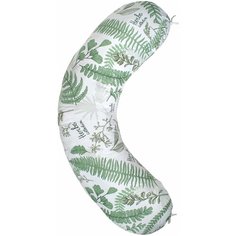 Наволочка к подушке для беременных AmaroBaby EXCLUSIVE Soft Collection 170х25 (Папоротники)