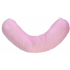 Наволочка к подушке для беременных AmaroBaby 170х25 (Сердечки розовые)