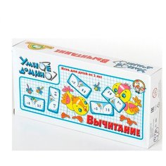 Настольная игра Десятое королевство Умное домино Вычитание 00653