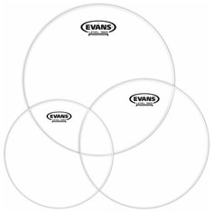 Evans ETP-G2CLR-R Набор пластиков для томов G2 - прозрачные 10",12",16"
